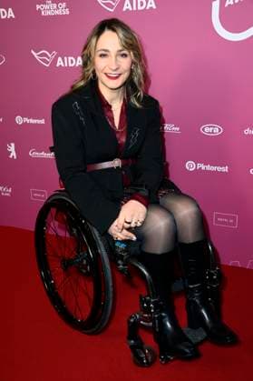 Kristina Vogel beim 99Fire Films Award während der Berlinale 2025 in der Astor Film Lounge. Berlin, 19.02.2025