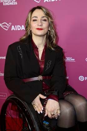Kristina Vogel beim 99Fire Films Award während der Berlinale 2025 in der Astor Film Lounge. Berlin, 19.02.2025