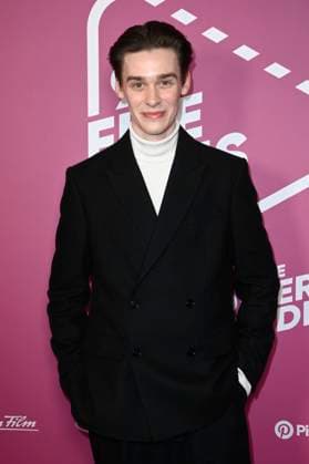 Mike Leon Lichtenberg beim 99Fire Films Award während der Berlinale 2025 in der Astor Film Lounge. Berlin, 19.02.2025