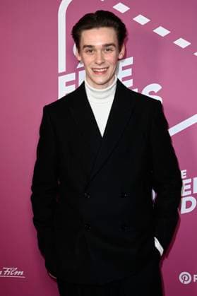 Mike Leon Lichtenberg beim 99Fire Films Award während der Berlinale 2025 in der Astor Film Lounge. Berlin, 19.02.2025