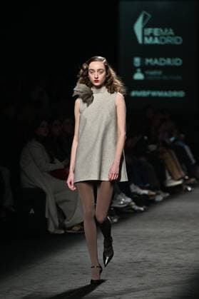 A model wears at collection runway a creation from Baro Lucas during Pasarela Cibeles Mercedes-Benz Fashion Week Madrid 2025 in Madrid, on Thursday ,20 February 2025. Cordon Press 