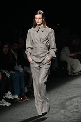 A model wears at collection runway a creation from Baro Lucas during Pasarela Cibeles Mercedes-Benz Fashion Week Madrid 2025 in Madrid, on Thursday ,20 February 2025. Cordon Press 
