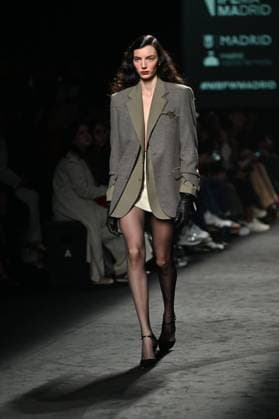 A model wears at collection runway a creation from Baro Lucas during Pasarela Cibeles Mercedes-Benz Fashion Week Madrid 2025 in Madrid, on Thursday ,20 February 2025. Cordon Press 