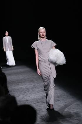 Baro Lucas during Fashion Week A model walks the runway wearing a design by Baro Lucas during Mercedes-Benz Fashion Week de Madrid in IFERMA, 20 February 2025 Spain Featuring: A model walks the runway wearing a design by Baro Lucas during Mercedes-Benz Fashion Week de Madrid in IFERMA, 20 February 2025 Spain Where: Madrid, Spain When: 20 Feb 2025 Credit: Oscar Gonzalez WENN Madrid Spain Copyright: xOscarxGonzalez WENNx wenn40262002 OFA ZOJx wenn40262002