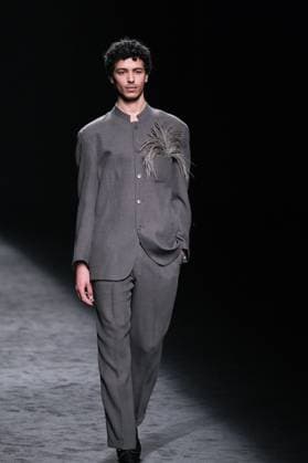 Baro Lucas during Fashion Week A model walks the runway wearing a design by Baro Lucas during Mercedes-Benz Fashion Week de Madrid in IFERMA, 20 February 2025 Spain Featuring: A model walks the runway wearing a design by Baro Lucas during Mercedes-Benz Fashion Week de Madrid in IFERMA, 20 February 2025 Spain Where: Madrid, Spain When: 20 Feb 2025 Credit: Oscar Gonzalez WENN Madrid Spain Copyright: xOscarxGonzalez WENNx wenn40262009 OFA ZOJx wenn40262009