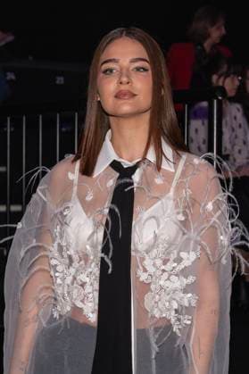 February 20, 2025, Madrid, Madrid, Spain: LAURA ESCANES attends the YOLANCRIS fashion show during Mercedes Benz Fashion Week Madrid at Ifema on September 20, 2025 in Madrid, Spain. Madrid Spain - ZUMAc312 1059052043st Copyright: xOscarxManuelxSanchezx