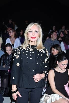 Carmen Lomana at the front row of Yolancris collection during Pasarela Cibeles Mercedes-Benz Fashion Week Madrid 2025 in Madrid, on Thursday ,20 February 2025. Cordon Press 