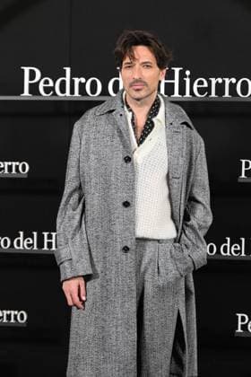 Pedro del Hierro presents his OI25 26 El Pellizco collection at the 81st edition of MBFWM Andrés Velencoso poses at the Pedro del Hierro photocall during the presentation of his OI25 26 El Pellizco collection at the 81st edition of MBFWM, on February 20, 2025, in Madrid Spain FASHION MERCEDES BENZ FASHION WEEK FAMOUS DESIGNERS José Madrid Madrid Madrid Spain  Copyright: xJosÃ xOlivax 6532208