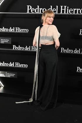 Pedro del Hierro presents his OI25 26 El Pellizco collection at the 81st edition of MBFWM Marta Hazas poses at the Pedro del Hierro photocall during the presentation of his OI25 26 El Pellizco collection at the 81st edition of MBFWM, on February 20, 2025, in Madrid Spain FASHION MERCEDES BENZ FASHION WEEK FAMOUS DESIGNERS José Madrid Madrid Madrid Spain  Copyright: xJosÃ xOlivax 6532215