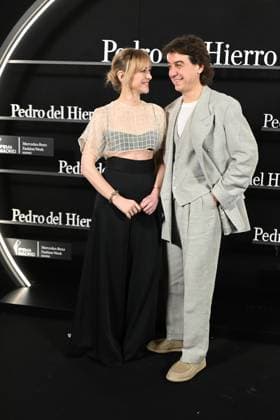 Pedro del Hierro presents his OI25 26 El Pellizco collection at the 81st edition of MBFWM Marta Hazas and Javier Veiga pose at the Pedro del Hierro photocall during the presentation of his OI25 26 El Pellizco collection at the 81st edition of MBFWM, on February 20, 2025, in Madrid Spain FASHION MERCEDES BENZ FASHION WEEK FAMOUS DESIGNERS José Madrid Madrid Madrid Spain  Copyright: xJosÃ xOlivax 6532217