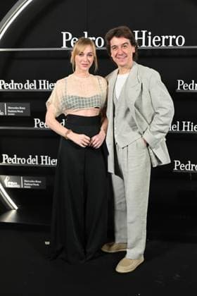 Pedro del Hierro presents his OI25 26 El Pellizco collection at the 81st edition of MBFWM Marta Hazas and Javier Veiga pose at the Pedro del Hierro photocall during the presentation of his OI25 26 El Pellizco collection at the 81st edition of MBFWM, on February 20, 2025, in Madrid Spain FASHION MERCEDES BENZ FASHION WEEK FAMOUS DESIGNERS José Madrid Madrid Madrid Spain  Copyright: xJosÃ xOlivax 6532218