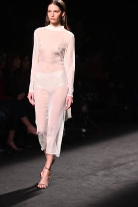 A model wears at collection runway a creation from Mans during Pasarela Cibeles Mercedes-Benz Fashion Week Madrid 2025 in Madrid, on Thursday ,20 February 2025. Cordon Press 