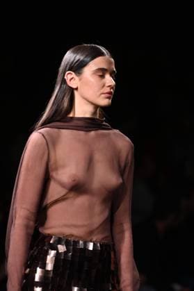 A model wears at collection runway a creation from Mans during Pasarela Cibeles Mercedes-Benz Fashion Week Madrid 2025 in Madrid, on Thursday ,20 February 2025. Cordon Press 