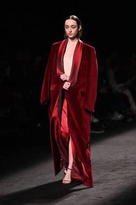 A model wears at collection runway a creation from Mans during Pasarela Cibeles Mercedes-Benz Fashion Week Madrid 2025 in Madrid, on Thursday ,20 February 2025. Cordon Press 