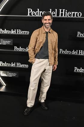 Pedro del Hierro presents his OI25 26 El Pellizco collection at the 81st edition of MBFWM Miguel Diosdado poses at the Pedro del Hierro photocall during the presentation of his OI25 26 El Pellizco collection at the 81st edition of MBFWM, February 20, 2025, in Madrid Spain FASHION MERCEDES BENZ FASHION WEEK FAMOUS DESIGNERS José Madrid Madrid Madrid Spain  Copyright: xJosÃ xOlivax 6532352