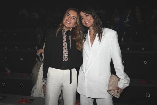Pedro del Hierro fashion show at the 81st edition of MBFWM Marie Castellvi Dépée and Isabel Jiménez during the Pedro del Hierro fashion show at the 81st edition of MBFWM, on February 20, 2025, in Madrid Spain PEDRO DEL HIERRO SHOW MBFWM FAMOUS MODELS José Madrid Madrid Spain  Copyright: xJosÃ xOlivax 6532545