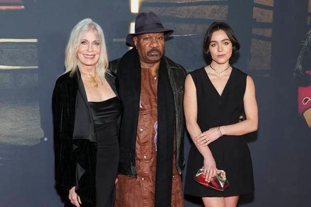 Joanna Cassidy, Luise Grossmann, Ving Rhames bei der Premiere von Uppercut am 17. Januar 2024 im Kino in der Kulturbrauerei in Berlin. Berlin Deutschland *** Joanna Cassidy, Luise Grossmann, Ving Rhames at the Premiere from uppercut on 17 January 2024 at Cinema in the Kulturbrauerei in Berlin Berlin Germany