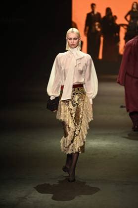 A model wears at collection runway a creation from Pedro de lHierro during Pasarela Cibeles Mercedes-Benz Fashion Week Madrid 2025 in Madrid, on Thursday ,20 February 2025. Cordon Press 