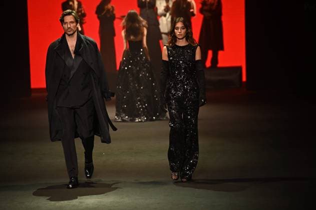 A model wears at collection runway a creation from Pedro de lHierro during Pasarela Cibeles Mercedes-Benz Fashion Week Madrid 2025 in Madrid, on Thursday ,20 February 2025. Cordon Press 