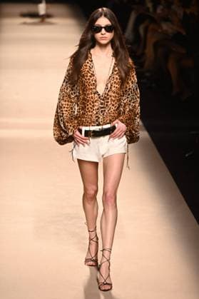 A model wears at collection runway a creation from Alex Riviere during Pasarela Cibeles Mercedes-Benz Fashion Week Madrid 2025 in Madrid, on Thursday ,20 February 2025. Cordon Press 