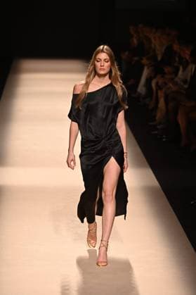 A model wears at collection runway a creation from Alex Riviere during Pasarela Cibeles Mercedes-Benz Fashion Week Madrid 2025 in Madrid, on Thursday ,20 February 2025. Cordon Press 