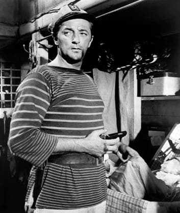 Robert Mitchum, on-set of the Film, Fire Down Below, Columbia Pictures, 1957  Copyright: xABxArchivesx jtv009208