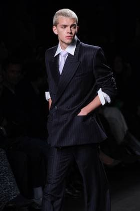 Mans Fashion Week in Madrid A model walks the runway wearing a design by Mans during Mercedes-Benz Fashion Week de Madrid in IFERMA, 20 February 2025 Spain Featuring: A model walks the runway wearing a design by Mans during Mercedes-Benz Fashion Week de Madrid in IFERMA, 20 February 2025 Spain Where: Madrid, Spain When: 20 Feb 2025 Credit: Oscar Gonzalez WENN Madrid Spain Copyright: xOscarxGonzalez WENNx wenn40262722 OFA ZOJx wenn40262722