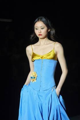 Menchen Tomas Fashion Week A model walks the runway wearing a design by Menchen Tomas during Mercedes-Benz Fashion Week de Madrid in IFERMA, 20 February 2025 Spain Featuring: A model walks the runway wearing a design by Menchen Tomas during Mercedes-Benz Fashion Week de Madrid in IFERMA, 20 February 2025 Spain Where: Madrid, Spain When: 20 Feb 2025 Credit: Oscar Gonzalez WENN Madrid Spain Copyright: xOscarxGonzalez WENNx wenn40263135 OFA ZOJx wenn40263135