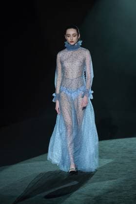 Menchen Tomas Fashion Week A model walks the runway wearing a design by Menchen Tomas during Mercedes-Benz Fashion Week de Madrid in IFERMA, 20 February 2025 Spain Featuring: A model walks the runway wearing a design by Menchen Tomas during Mercedes-Benz Fashion Week de Madrid in IFERMA, 20 February 2025 Spain Where: Madrid, Spain When: 20 Feb 2025 Credit: Oscar Gonzalez WENN Madrid Spain Copyright: xOscarxGonzalez WENNx wenn40263144 OFA ZOJx wenn40263144