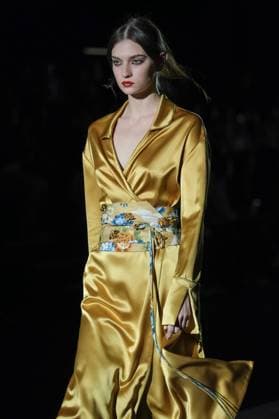 Menchen Tomas Fashion Week A model walks the runway wearing a design by Menchen Tomas during Mercedes-Benz Fashion Week de Madrid in IFERMA, 20 February 2025 Spain Featuring: A model walks the runway wearing a design by Menchen Tomas during Mercedes-Benz Fashion Week de Madrid in IFERMA, 20 February 2025 Spain Where: Madrid, Spain When: 20 Feb 2025 Credit: Oscar Gonzalez WENN Madrid Spain Copyright: xOscarxGonzalez WENNx wenn40263128 OFA ZOJx wenn40263128