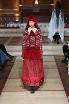 . 21 02 2025. London, United Kingdom. Bora Aksu show for Autumn Winter 2025 at London Fashion Week.  xStephenxLockx xi-Imagesx IIM-25753-0015