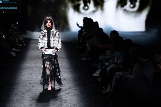 Spanish fashion designers Yolancris present their new collection at Madrid Fashion Week 2025, the most important fashion event in Spain. At IFEMA, Madrid, February 20, 2025. (20250220102)