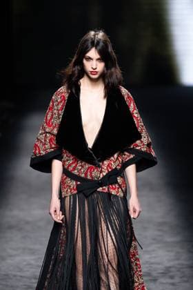 Spanish fashion designers Yolancris present their new collection at Madrid Fashion Week 2025, the most important fashion event in Spain. At IFEMA, Madrid, February 20, 2025. (20250220145)