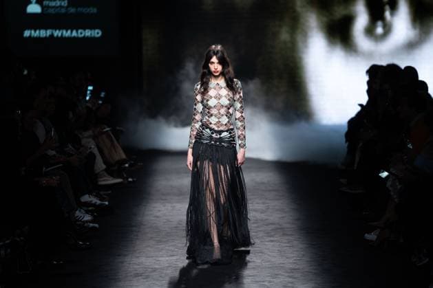 Spanish fashion designers Yolancris present their new collection at Madrid Fashion Week 2025, the most important fashion event in Spain. At IFEMA, Madrid, February 20, 2025. (2025022098)
