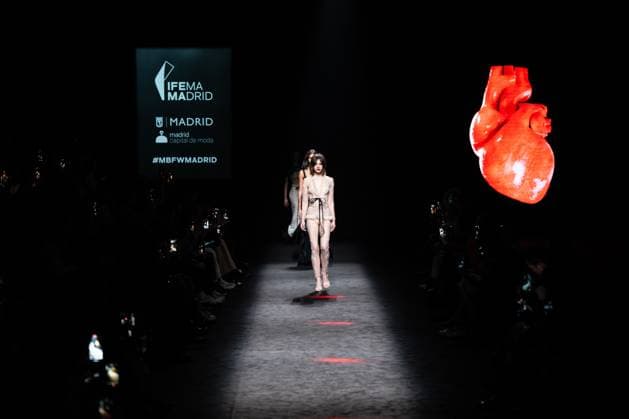 Spanish fashion designers Yolancris present their new collection at Madrid Fashion Week 2025, the most important fashion event in Spain. At IFEMA, Madrid, February 20, 2025. (20250220147)