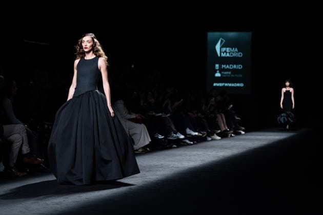Fashion designer Baro Lucas, originally from Valladolid, presents his new collection at Madrid Fashion Week 2025, the most important fashion event in Spain. At IFEMA, Madrid, February 20, 2025. (2025022015)