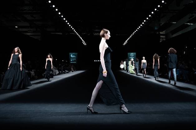 Fashion designer Baro Lucas, originally from Valladolid, presents his new collection at Madrid Fashion Week 2025, the most important fashion event in Spain. At IFEMA, Madrid, February 20, 2025. (2025022018)