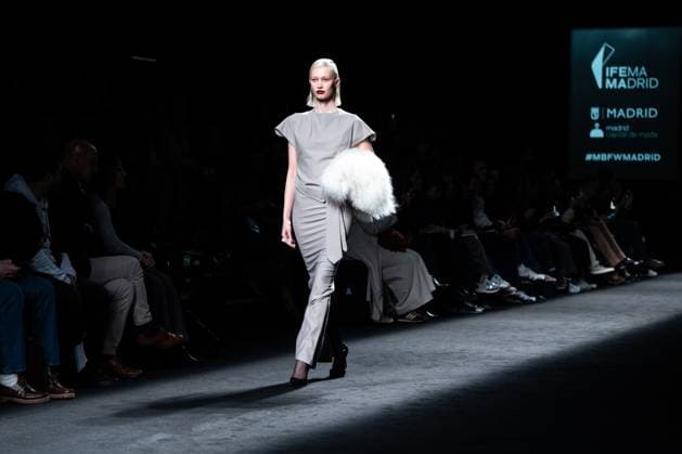 Fashion designer Baro Lucas, originally from Valladolid, presents his new collection at Madrid Fashion Week 2025, the most important fashion event in Spain. At IFEMA, Madrid, February 20, 2025. (202502203)