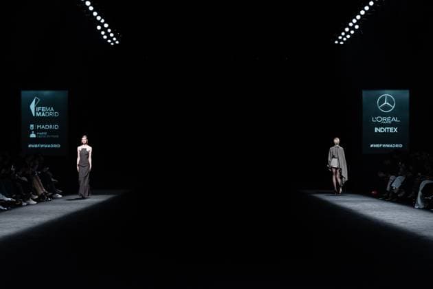 Fashion designer Baro Lucas, originally from Valladolid, presents his new collection at Madrid Fashion Week 2025, the most important fashion event in Spain. At IFEMA, Madrid, February 20, 2025. (202502207)