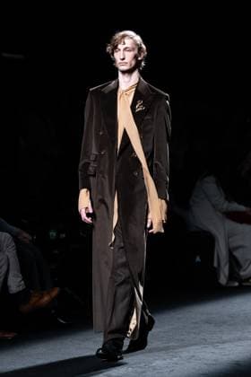 Fashion designer Baro Lucas, originally from Valladolid, presents his new collection at Madrid Fashion Week 2025, the most important fashion event in Spain. At IFEMA, Madrid, February 20, 2025. (202502208)
