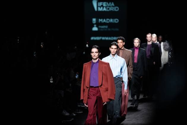 Mans Concept, fashion brand created by designer Jaime Alvarez, presents his new collection at Madrid Fashion Week 2025, the most important fashion event in Spain. At IFEMA, Madrid, February 20, 2025. (20250220237)