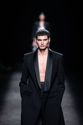 Mans Concept, fashion brand created by designer Jaime Alvarez, presents his new collection at Madrid Fashion Week 2025, the most important fashion event in Spain. At IFEMA, Madrid, February 20, 2025. (20250220221)