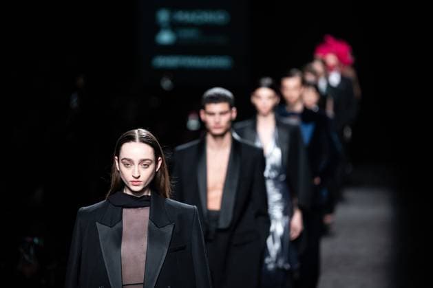 Mans Concept, fashion brand created by designer Jaime Alvarez, presents his new collection at Madrid Fashion Week 2025, the most important fashion event in Spain. At IFEMA, Madrid, February 20, 2025. (20250220241)