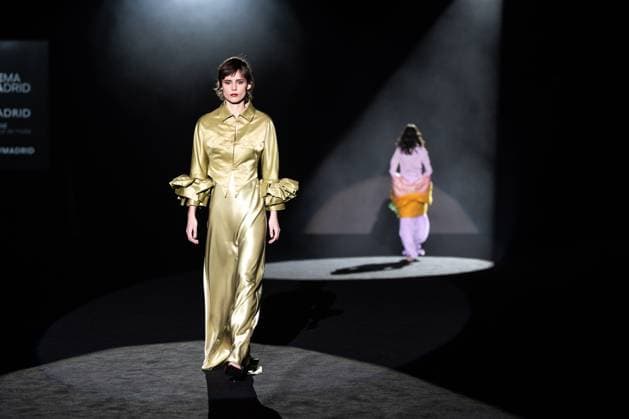 Menchen Tomas, female designer from Barcelona, presents Blitz, her new collection at Madrid Fashion Week 2025, the most important fashion event in Spain. At IFEMA, Madrid, February 20, 2025. (20250220259)