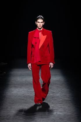 Mans Concept, fashion brand created by designer Jaime Alvarez, presents his new collection at Madrid Fashion Week 2025, the most important fashion event in Spain. At IFEMA, Madrid, February 20, 2025. (20250220186)