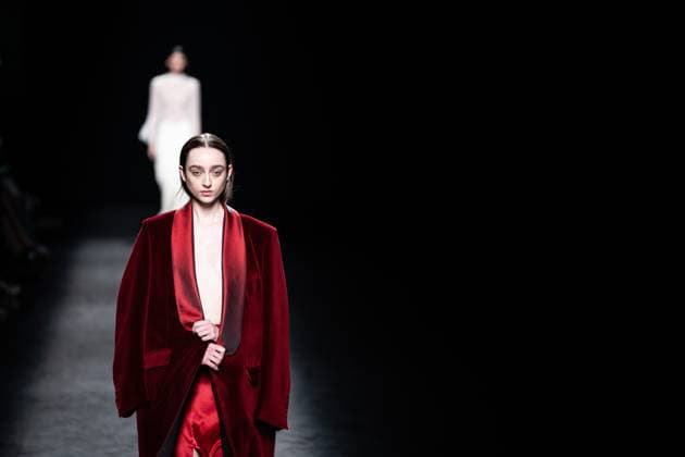 Mans Concept, fashion brand created by designer Jaime Alvarez, presents his new collection at Madrid Fashion Week 2025, the most important fashion event in Spain. At IFEMA, Madrid, February 20, 2025. (20250220200)
