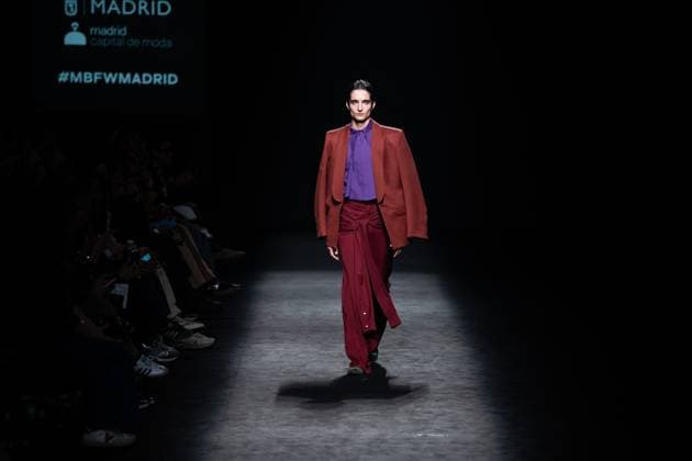 Mans Concept, fashion brand created by designer Jaime Alvarez, presents his new collection at Madrid Fashion Week 2025, the most important fashion event in Spain. At IFEMA, Madrid, February 20, 2025. (20250220188)