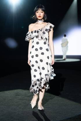 Menchen Tomas, female designer from Barcelona, presents Blitz, her new collection at Madrid Fashion Week 2025, the most important fashion event in Spain. At IFEMA, Madrid, February 20, 2025. (20250220248)