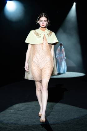Menchen Tomas, female designer from Barcelona, presents Blitz, her new collection at Madrid Fashion Week 2025, the most important fashion event in Spain. At IFEMA, Madrid, February 20, 2025. (20250220266)