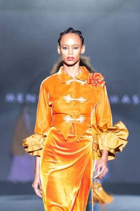 Menchen Tomas, female designer from Barcelona, presents Blitz, her new collection at Madrid Fashion Week 2025, the most important fashion event in Spain. At IFEMA, Madrid, February 20, 2025. (20250220267)